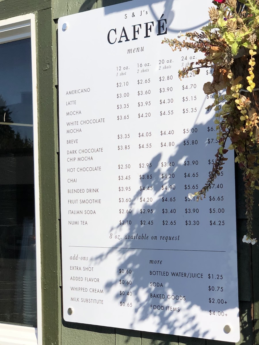 Menu S&j's Caffe Express-2
